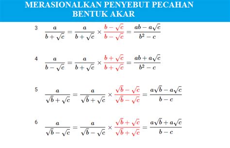 Contoh Soal Merasionalkan Penyebut Pecahan Bentuk Akar Rasanya Riset