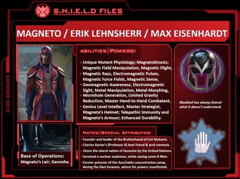 Character Profiles Magneto By Wallyrwest99 On Deviantart