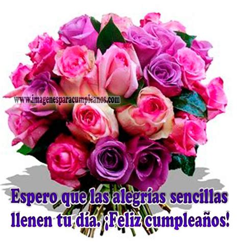 Flores Con Bonitos Mensajes De Cumpleaños ツ Imagenes Para Cumpleaños ツ