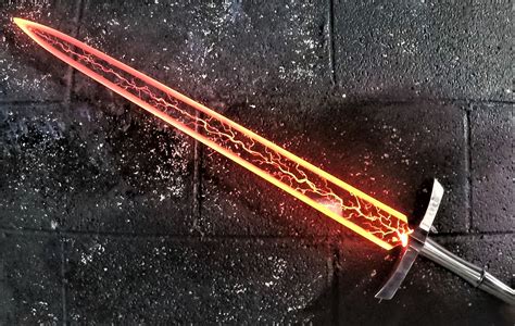 Straight Ripper Blade For Star Wars Jedi Sith Broadsword Etsy