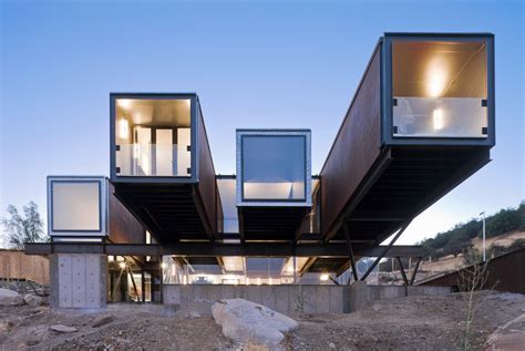 7 Incredible Fabricated Steel Shipping Container Houses
