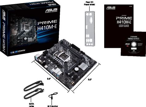 Asus Intel H410 Lga 1200 Mic Atx Motherboard With M2 Support Ddr4