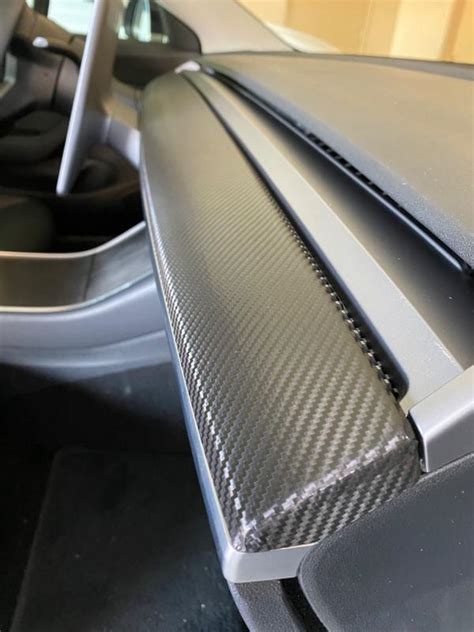 Tesla Model 3 Y Dashboard Wrap Tesla Model 3y Accessories Tesbros