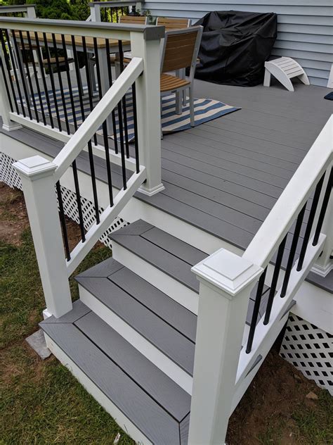 Composite Decking Ideas With Steps Important Project History Fonction
