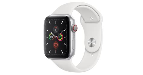 Apple Watch Series 5 Gps Cellular 44mm Silver Aluminum Case With
