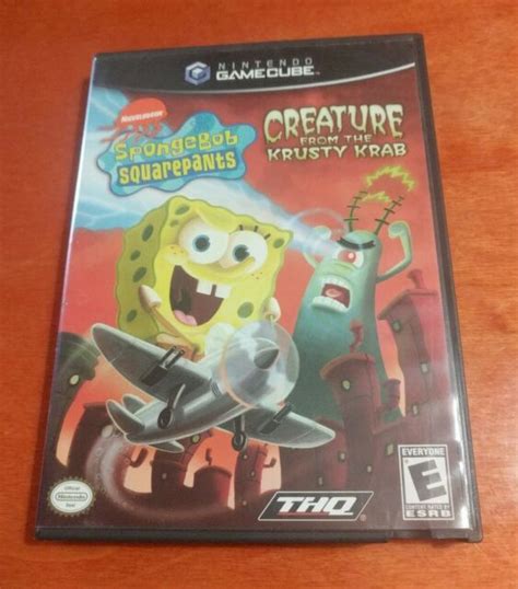 Spongebob Squarepants Creature From The Krusty Krab Nintendo Gamecube