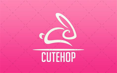 Bunny Logo Modern Pretty Bunny Logo For Sale Lobotz