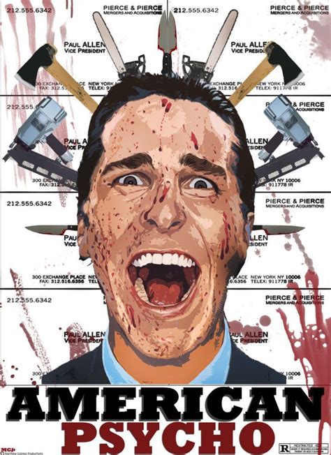 American Psycho 2000 American Psycho American Psycho Poster Horror Movies