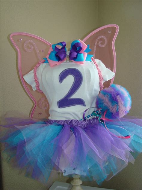 Birthday Abby Cadabby Tutu Outfit Wings Wand With Skirt Tutu