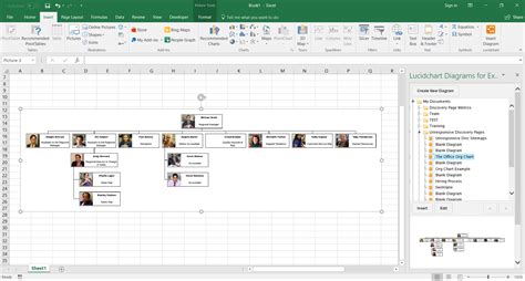 ¿cómo Hacer Un Organigrama En Excel Lucidchart