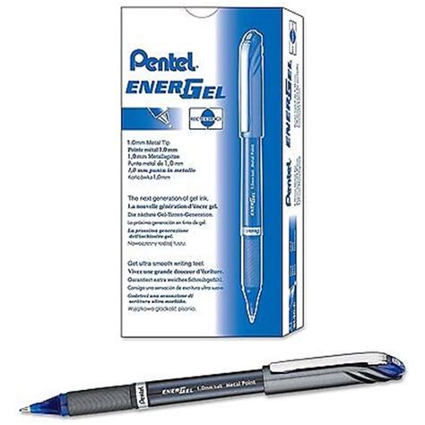 Pentel Energel Liquid Gel Ink 10 Blue Pen