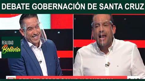 Mario Cronenbold Vs Fernando Camacho Debate Gobernación De Santa Cruz