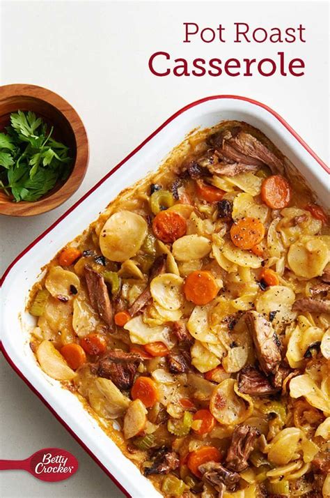 The herb rub and vegetables give it a remarkable flavor. Pot Roast Casserole | Recipe in 2020 | Roast beef recipes ...