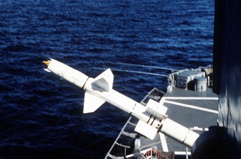 A View Of A Talos Surface To Air Guided Missile Prior To Being Launched