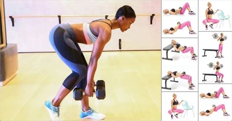 Glute Workout Routine With Dumbbells