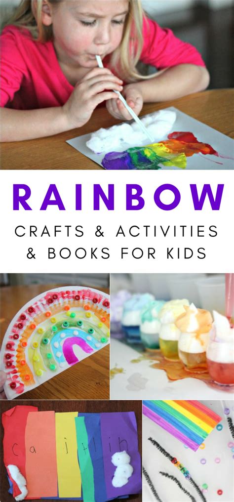 Easy Rainbow Crafts Activities And Books For Toddlers And Preschoolers
