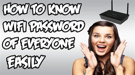 How To Know Wifi Password Of Everyone Easily Youtube