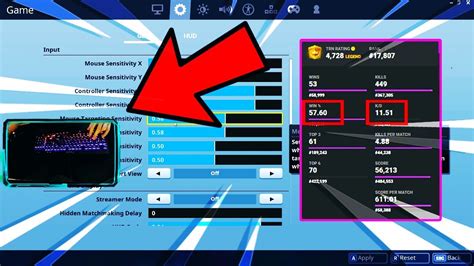 The Best Fortnite Settings For Keyboard Mouse Controller Mobile Legends