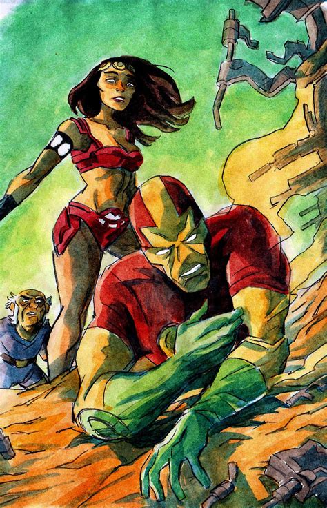 Mister Miracle And Big Barda By Theintrovert Deviantart Com On Deviantart Free Dc Comics Dc