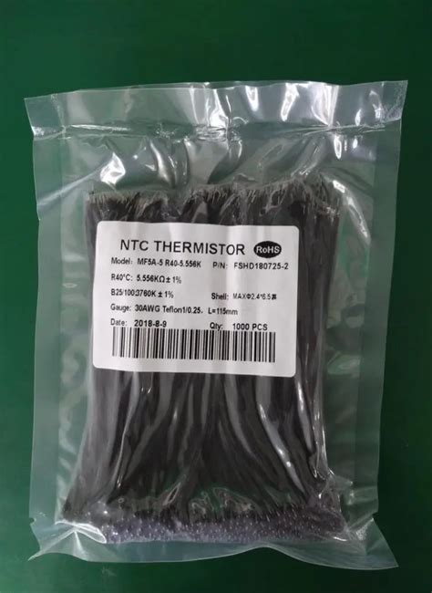 accuracy dip epoxy coating ntc thermistor 1k 2k 5k 10k 20k 50k 100k for temperature sensing