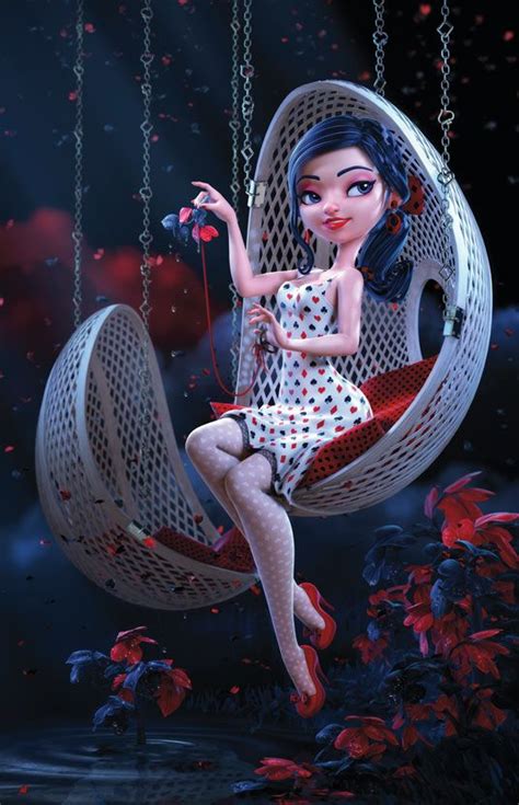 Vintage Style Pin Up Character Is A 3d Delight Creative Bloq