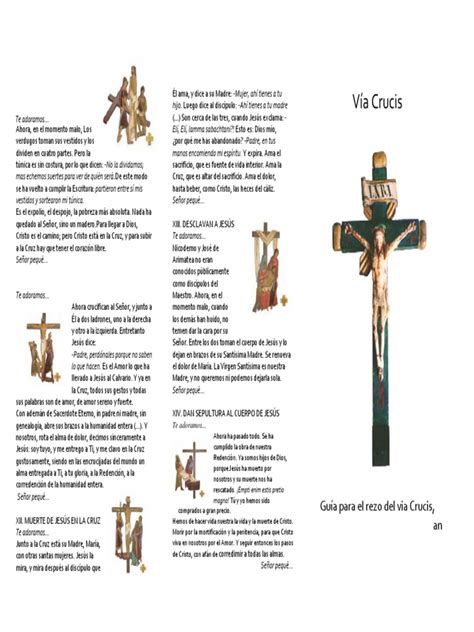 Vía Crucis Guía Para El Rezo Del Via Crucis Con Una Selección De