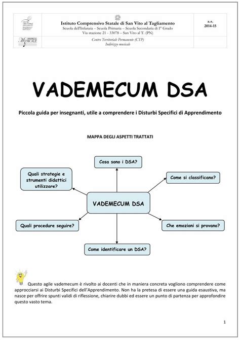 Pdf Vademecum Dsa Cosa Sono I Dsa Si Parla Di Disturbi Specifici