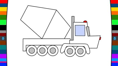 Cement Truck Drawing At Getdrawings Free Download
