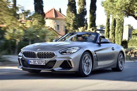 The New Bmw Z4 M40i Roadster In Color Frozen Grey Ii Metallic And 19 M