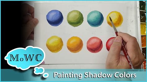 How To Paint Intense Shadow Colors In Watercolor Youtube