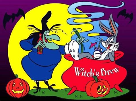 Bugs Bunny And Witch Hazel Looney Tunes Wallpaper Halloween Cartoons