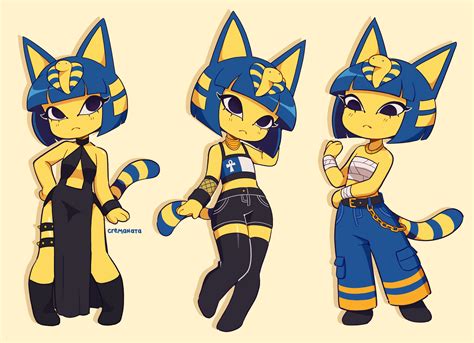 Ankha Animal Crossing Drawn By Cremanata Danbooru