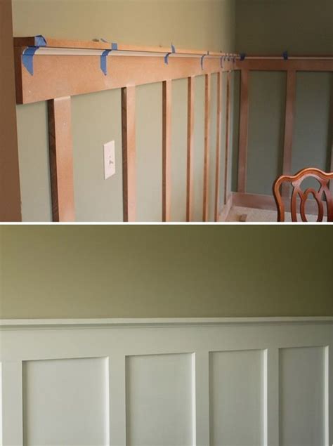 A Less Expensive Way To Have Chair Railwainscoting Diy Board And