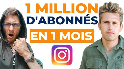 Avoir 1 Million Dabonnés Sur Instagram En 1 Mois Il La Fait