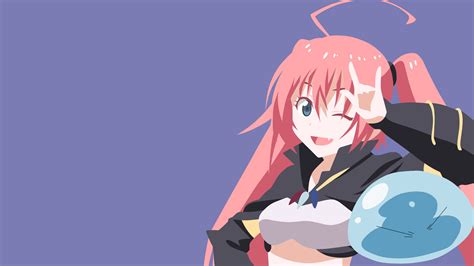 Hd Desktop Wallpaper Anime Rimuru Tempest Milim Nava Tensei Shitara