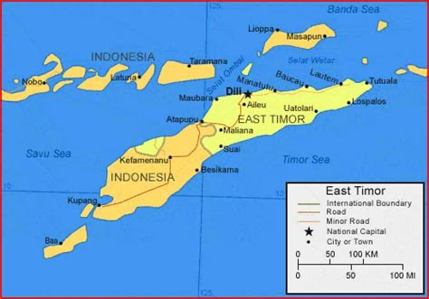 Peta Timor Leste Pinhome