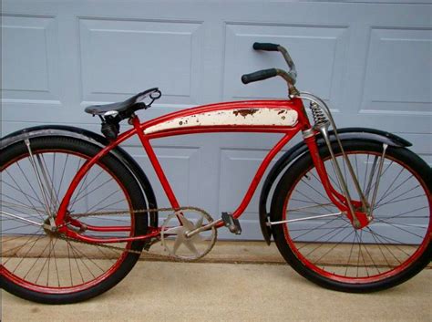 Late 40s Hawthorne Bicycle With A Rollfast Springer Front End Vintage