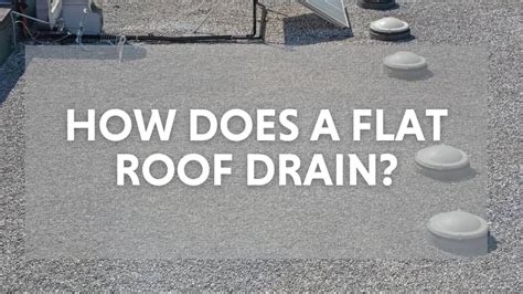 How Does A Flat Roof Drain A Guide For Owners And Managers