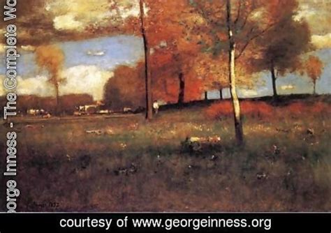 George Inness The Complete Works Near The Village October