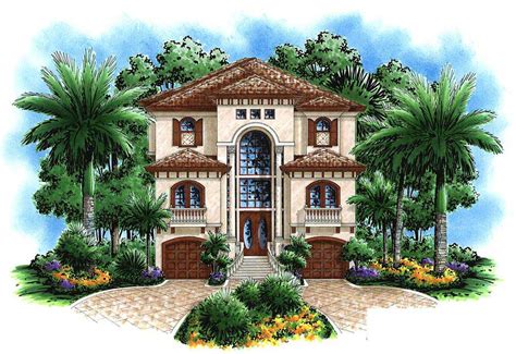 That is the reason each customer finds triplex. Florida Style House Plan - 4 Bedrms, 3 Baths - 3763 Sq Ft ...