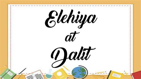 Elehiya At Dalit Elehiya Sa Kamatayan Ni Kuya At Ang Mga Dalit Kay