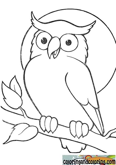 Gallery For Owl Drawing For Kids Owls Drawing Owl Coloring Pages