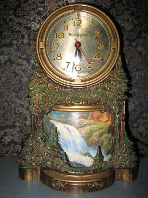 Vintage Electric Mantel Clock By Mastercrafters Model 344 Ab