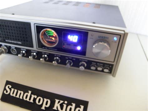 Custom Uniden Washington Cb Radio Base Station 40 Ch With Ssb Blue Display L K Ebay