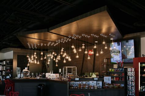 Check spelling or type a new query. Sleek drop ceiling over bar w/pendant lighting | Cafe ...