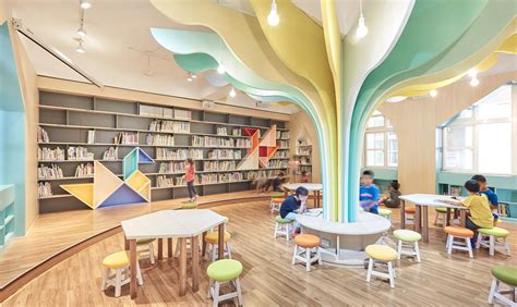 Talispace Tree Library On Behance Lobby Interior Design School