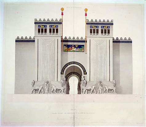 Reconstruction Of The Entrance Of The Palace Of Sargon II Photos