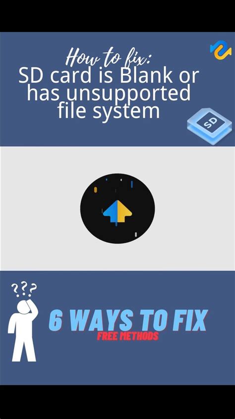 Sd Card Is Blank Or Has Unsupported File System