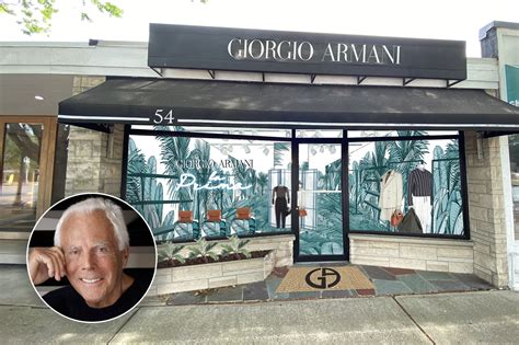 Giorgio Armani Opens First Hamptons Pop Up Shop