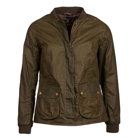 Barbour Womens Lightweight Norfolk Waxed Cotton Jacket Archive Olive